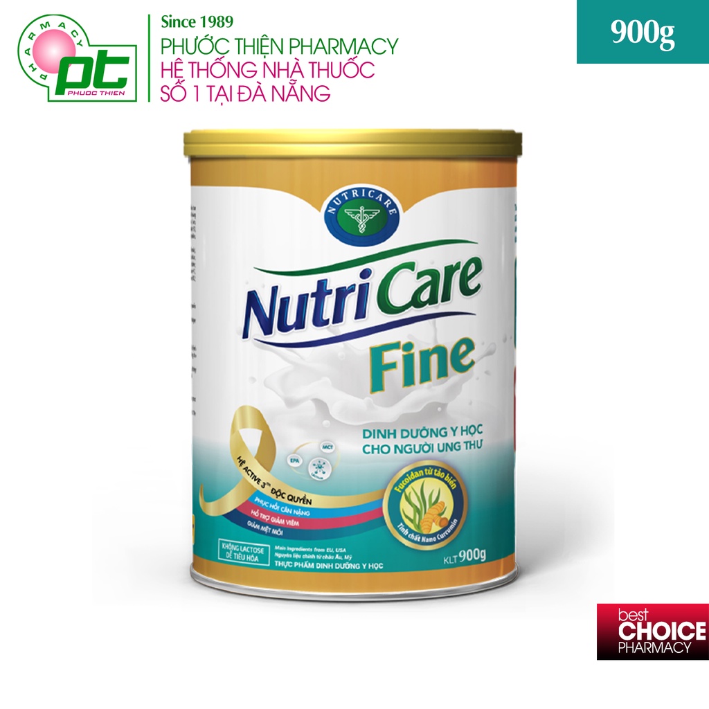 NutriCare Fine - Dinh Dưỡng Y Học Cho Người Ung Thư Lon 900g