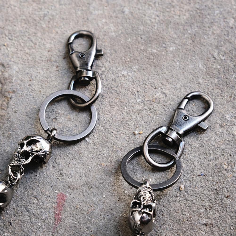 Men Biker Trucker Heavy Skull Long Alloy Keychain Key Wallet Chain Jean 57cm A4A5