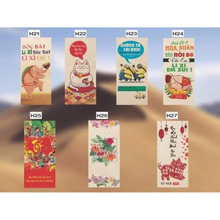 Combo 5 xấp bao lì xì ( 50 cái)