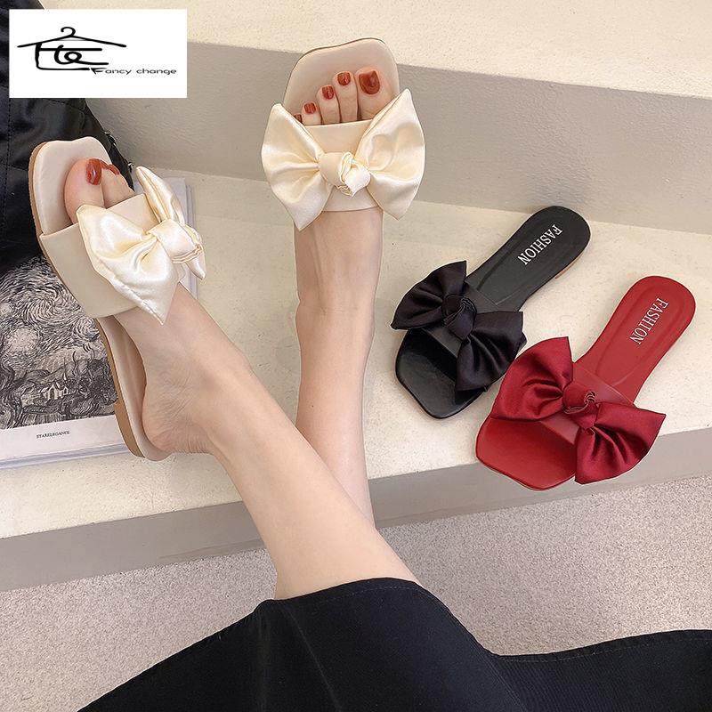 Dép Sandal Đế Bằng Phong Cách Hàn Quốc Thời Trang Mùa Hè 2022 Cho Nữ