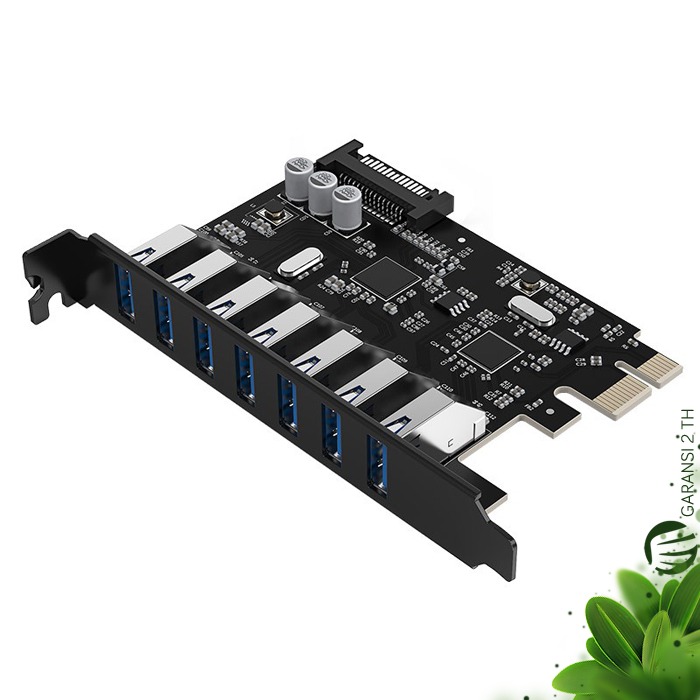 Orico Card Mở Rộng Usb 3.0 Espands 7 Cổng Pci-E Dual Chip-Pvu3-7U- V1