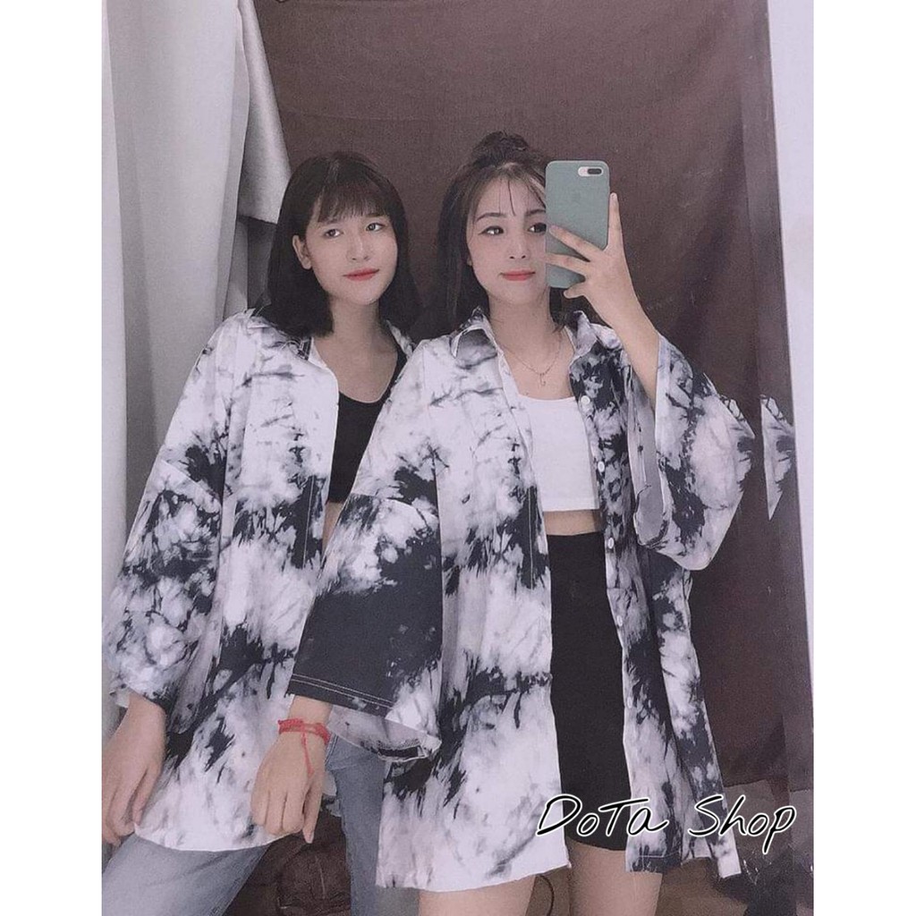 [Mã FAMAYWA giảm 10K đơn 50K] Áo Sơ Mi Loang❤️Giảm 20k❤️ Khi Áp Áo Sơ Mi Loang Quảng Châu | BigBuy360 - bigbuy360.vn