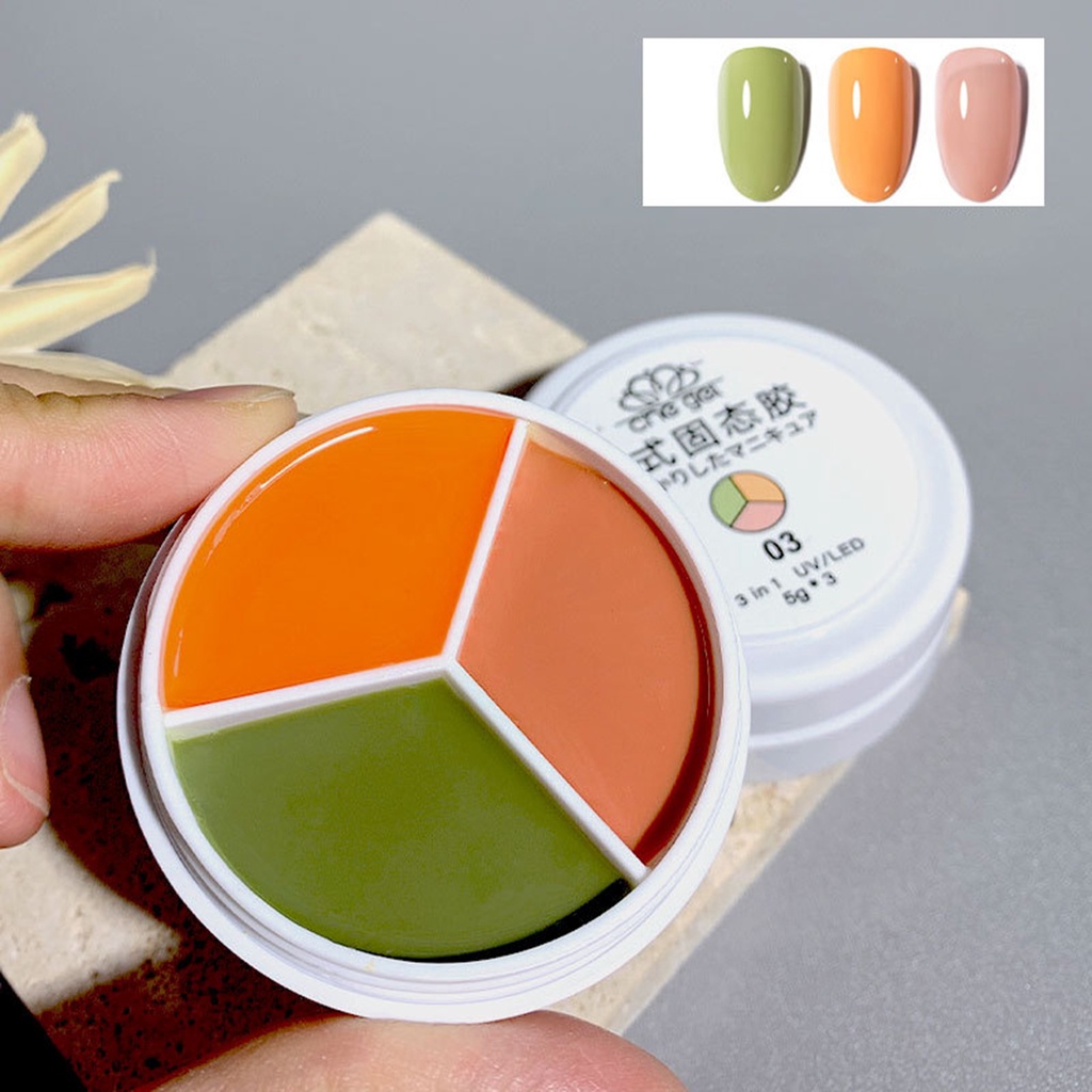 [Hàng mới về] Sơn móng tay dạng gel màu sắc không gây kích ứng lâu trôi cao cấp