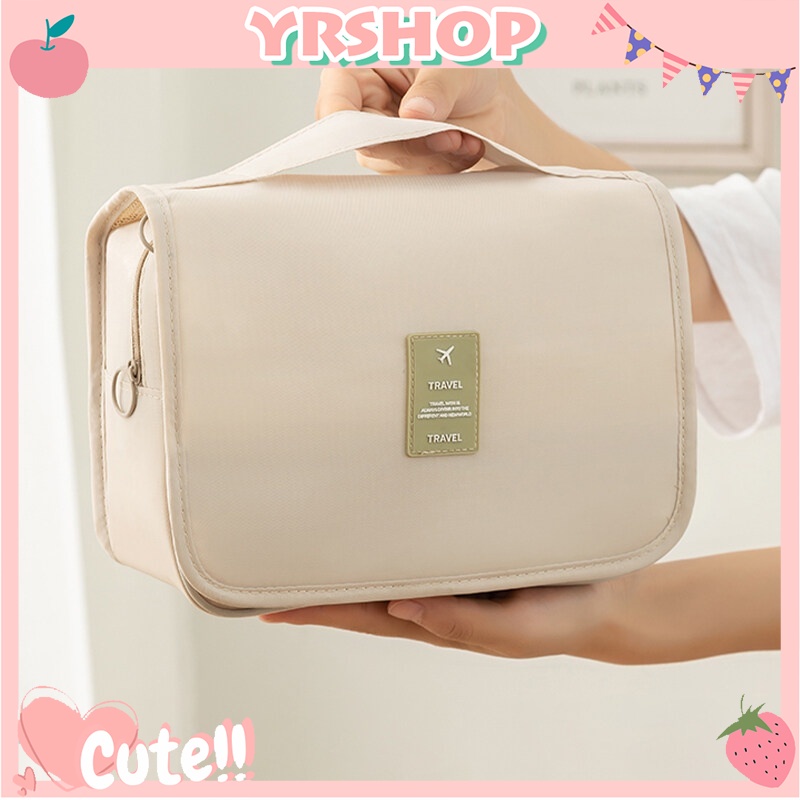 [Hàng mới về] Túi đựng mỹ phẩm trong suốt chống thấm nước sức chứa lớn đa năng