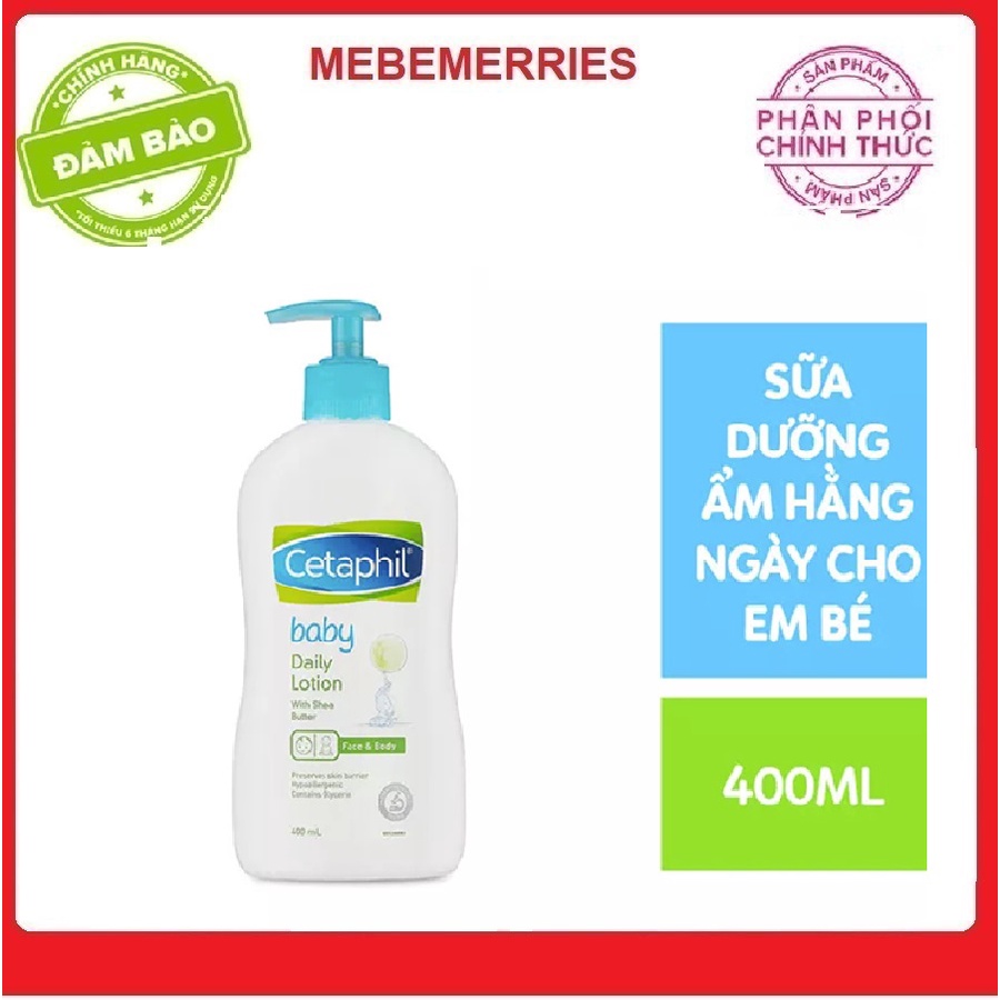 Sữa Dưỡng Ẩm Da Hằng Ngày Cho Bé Cetaphil Baby Daily Lotion 400ml.