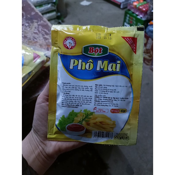 Bột Phô Mai Lắc gói 80g