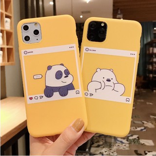 Ốp lưng iphone 6+/6s+/7+/8+/x/xsmax/11/11promax gấu bare bear dễ thương