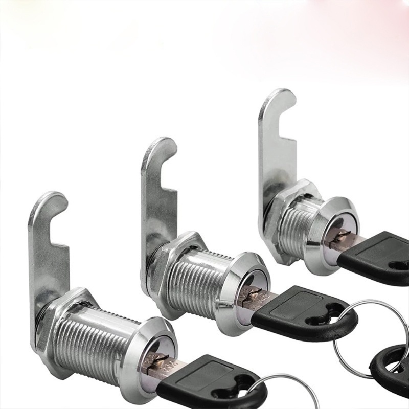 Khóa Ngăn Kéo Tủ Bằng Hợp Kim Kẽm An Toàn Cho Ngăn Kéo Kèm 2 Phụ Kiện