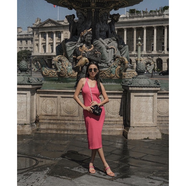 Túi Lyn gretel crossbody mini hạt ngọc