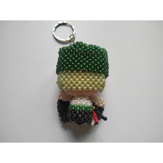 Móc khóa Zoro hạt cườm - One Piece
