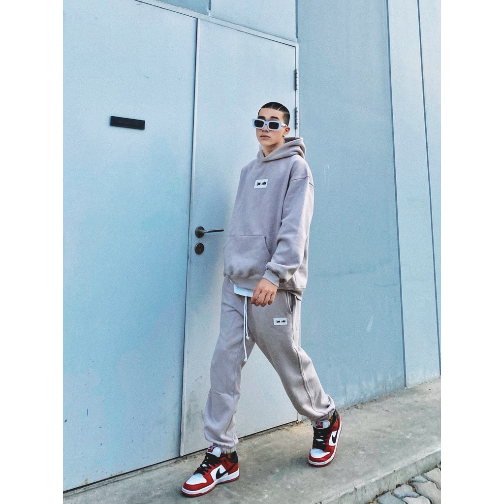 Áo Hoodie nỉ bông color blocked 21pounds