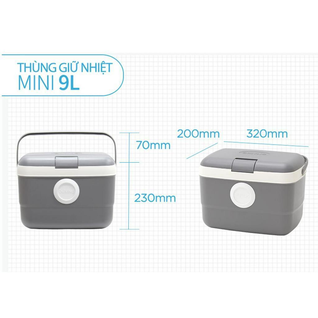 Thùng giữ nhiệt đa năng 9L - Thùng đựng đá, Thùng đá