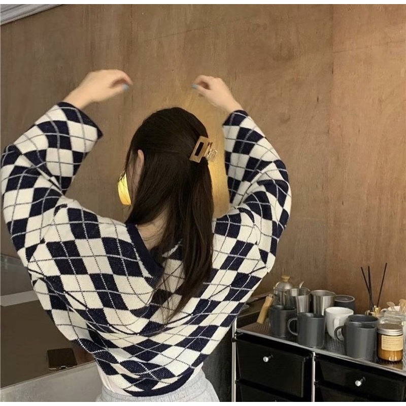 ÁO KHOÁC NGOÀI CARDIGAN CARO LỬNG tay dài chất vải len dày dặn form chuẩn hàng nhập quảng châu style hàn ullzang