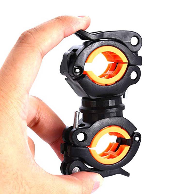 Giá Đỡ Đèn Pin LED Xe Đạp Xoay 360 Độ