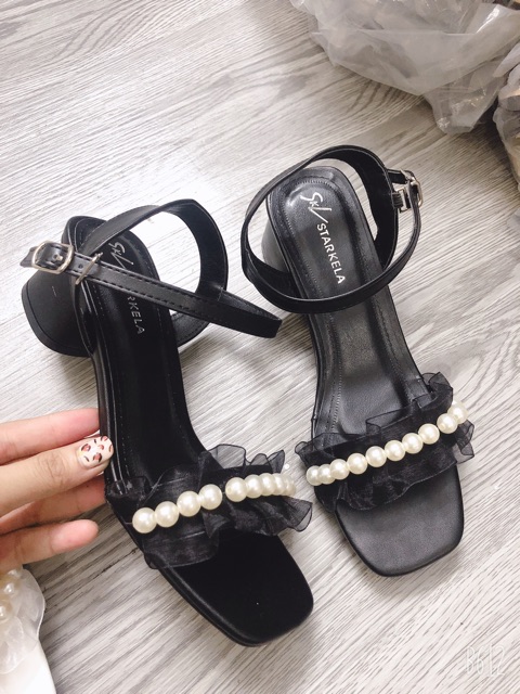 GIÀY SANDAL NỮ QUAI CƯỜM GÓT CAO 3P CHẤT ĐẸP HH34