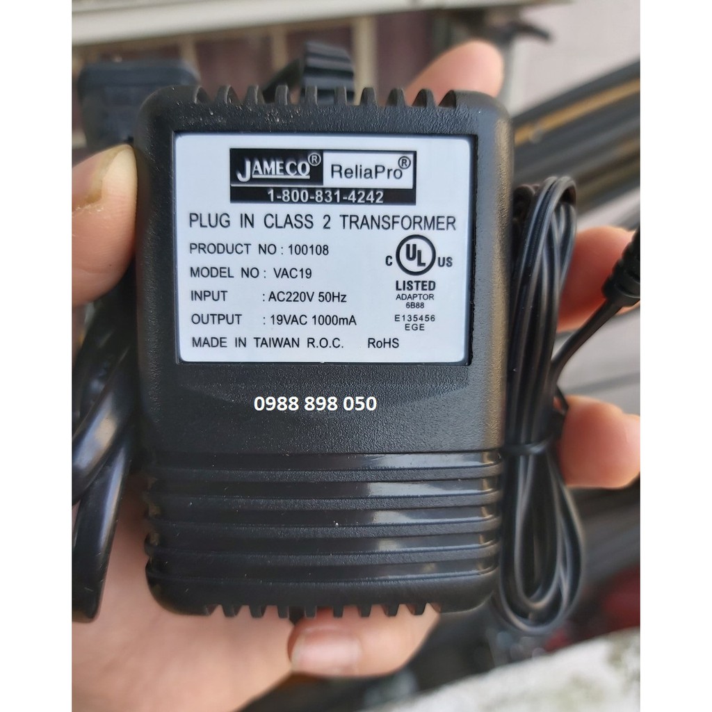 Adapter xoay chiều AC 220V Ra AC 19V 1000ma