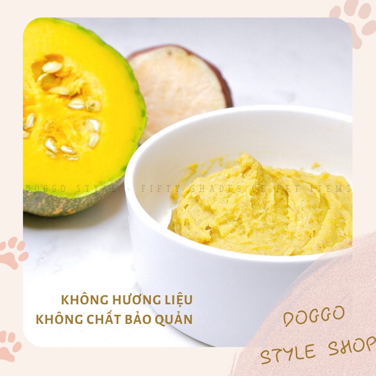 Pate Tươi Cho Chó Mèo Vị Bò DOGGOSTYLE Homemade Cung Cấp Protein Chất Xơ Cái Thiện Tiêu Hóa Đặc Biệt Cho Chó Mèo Kén Ăn