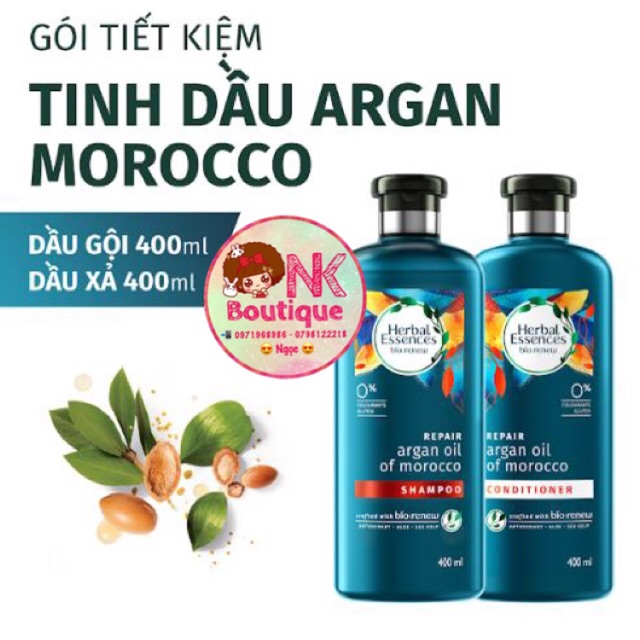 BỘ DẦU GỘI XẢ HERBAL ESSENCES PHỤC HỒI TÓC HƯ TỔN HIỆU QUẢ 100% NGAY TỪ LẦN SỬ DỤNG ĐẦU TIÊN👌👌👌