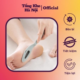 Dụng cụ chà gót chân, tẩy tế bào chết da chân, chăm sóc da chân - Chà gót chân mặt kim loại giá rẻ (CGKL02)