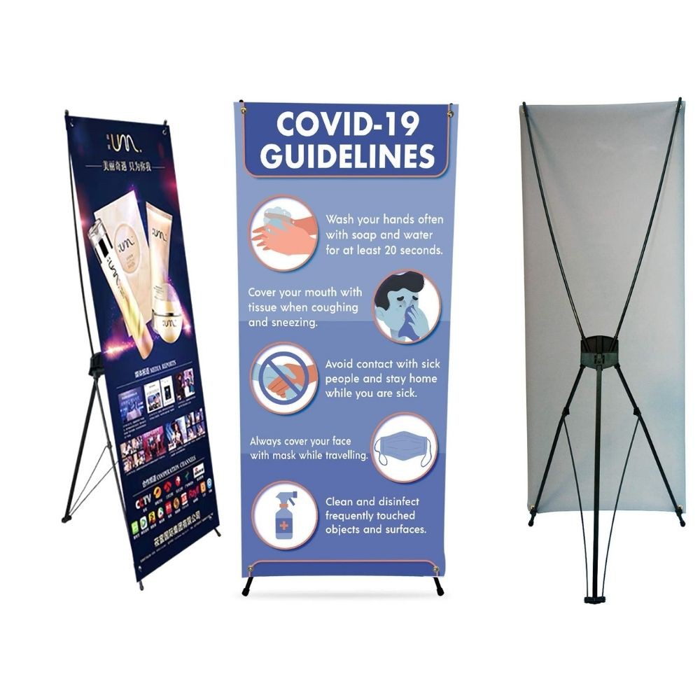 Combo 3 Bộ Chân Standee X - Standee 3 Chân 80x180cm