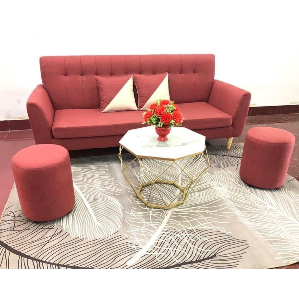 Bàn trà , sofa kim cương, sơn tĩnh điện, mặt kính cường lực màu trắng in hoa văn 3D, SANG TRỌNG, CAO CẤP