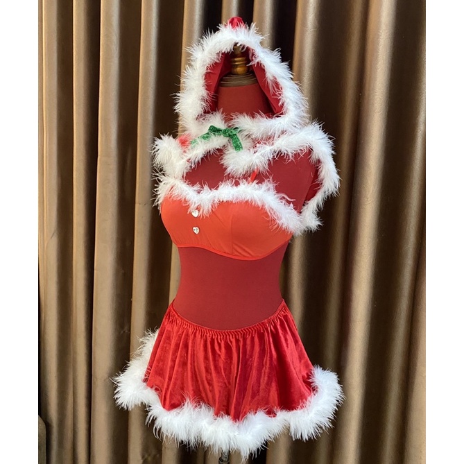 [TẾT 2023] Đồ Lót Sexy Gợi Cảm Noel Ba Chi Tiết Chất Liệu Nhung MS19084 [CWEAR.SEXY_ĐỒ NGỦ &amp; NỘI Y CAO CẤP]
