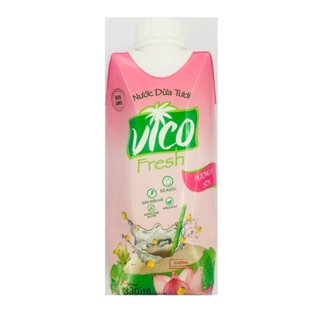 NƯỚC DỪA TƯƠI VICO FRESH DỪA XIÊM - DỨA - SEN 330ML