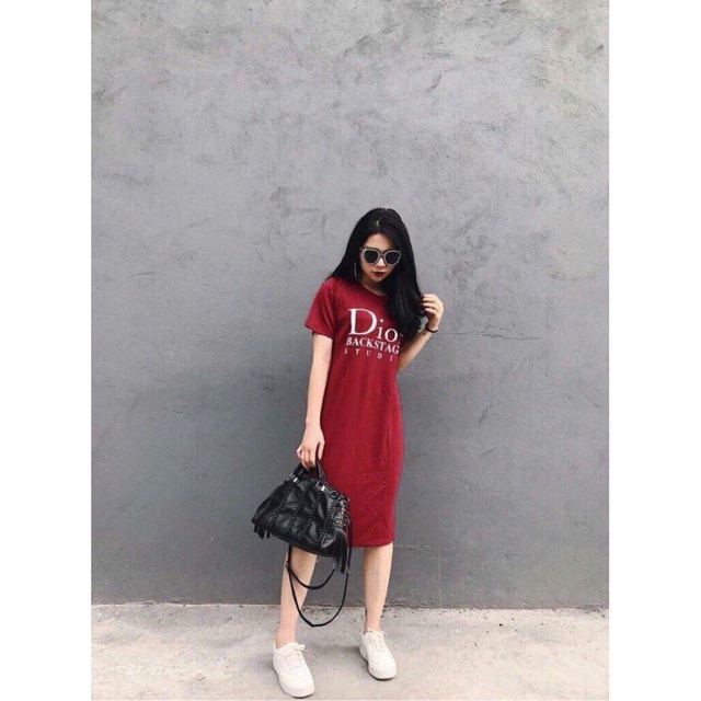 Đầm xuông -boddy dáng xuông - đầm tay lỡ