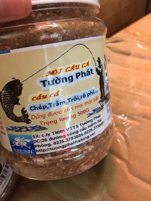 Mồi câu cá chép, trắm, trôi, rô phi 500g mồi cực nhậy giá rẻ