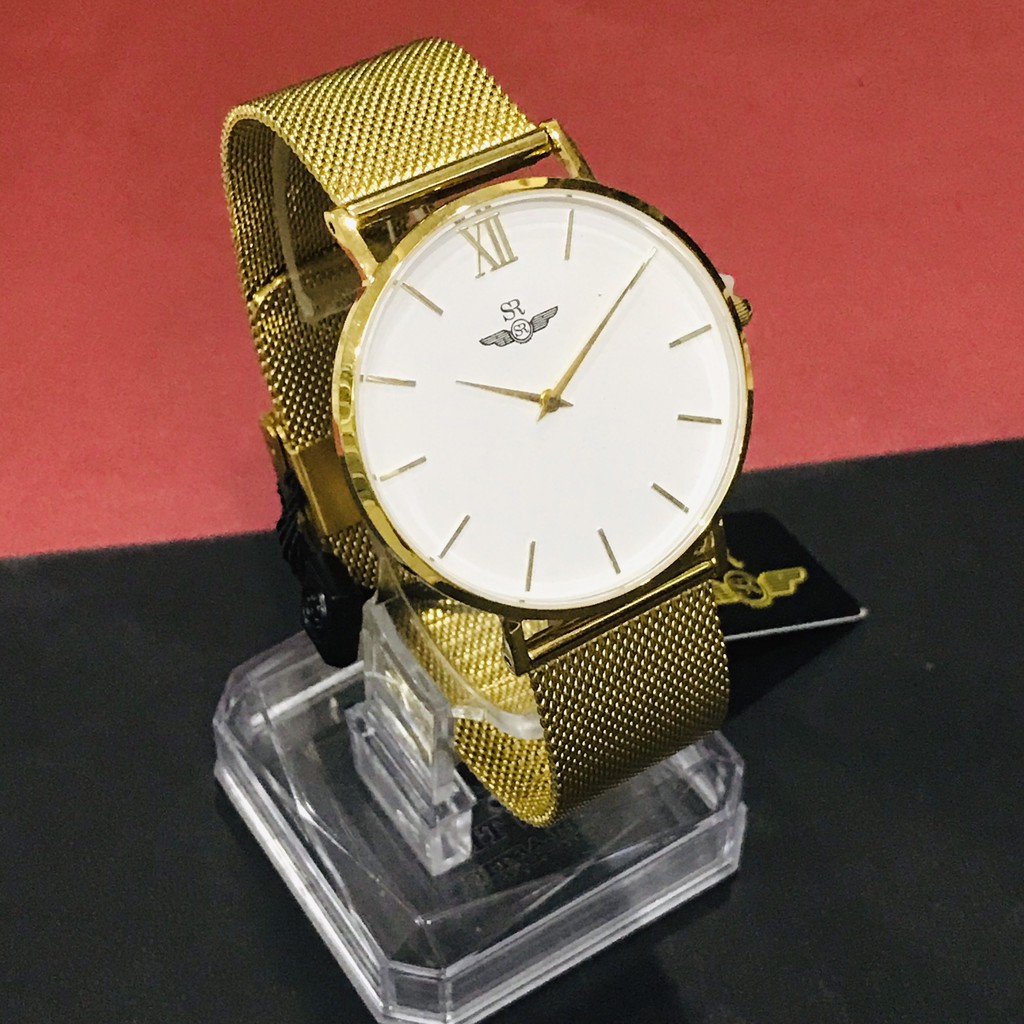 Đồng hồ nam nữ SR WATCH Classic SG1085.1402 & SL1085.1402 mặt kính Sapphire chống nước chống chầy bảo hành 12 tháng