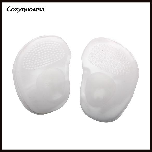 Cặp 2 miếng silicon lót mũi giày hỗ trợ giảm đau chân cho các bạn nữ