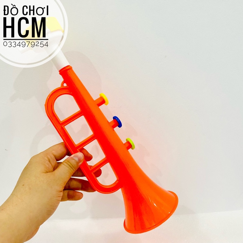 [RẺ ĐẸP] Đồ chơi trẻ em kèn trumpet dành cho bé thích khám phá các loại nhạc cụ, âm nhạc, cổ vũ, cổ động bóng đá