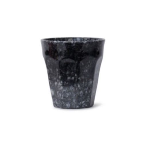 Combo 40/50 Ly uống trà đá (Ø 8.5 x 8.9 cm) quán cafe nhựa Melamine Vân Đá/Nâu/Đen (LY26)