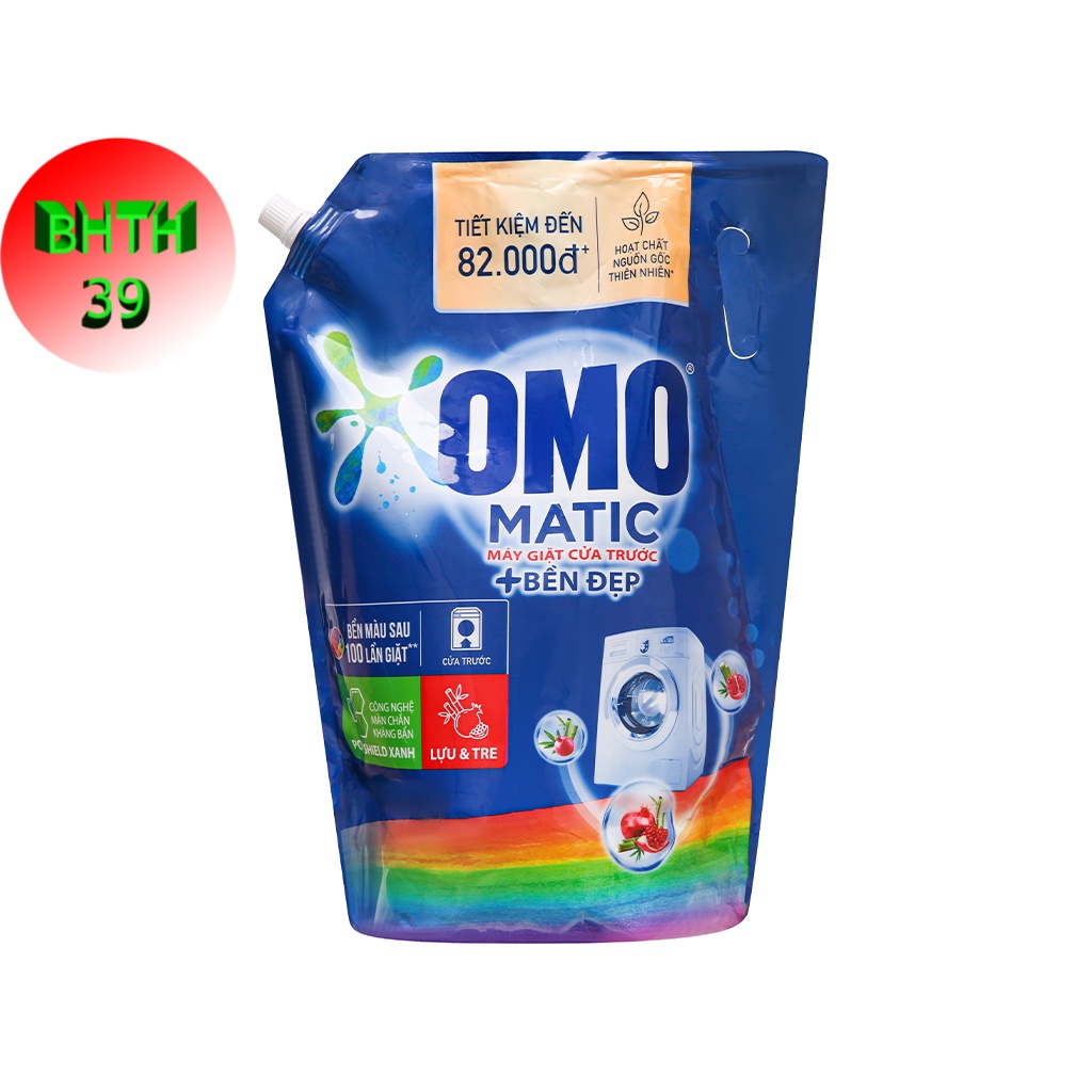 (Mẫu mới) Nước giặt OMO Matic cửa trước bền đẹp 3,6kg