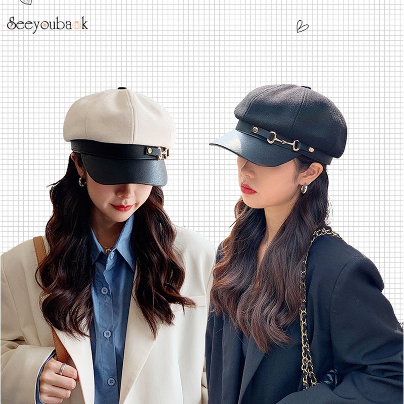 Nón beret da phong cách retro dành cho nữ