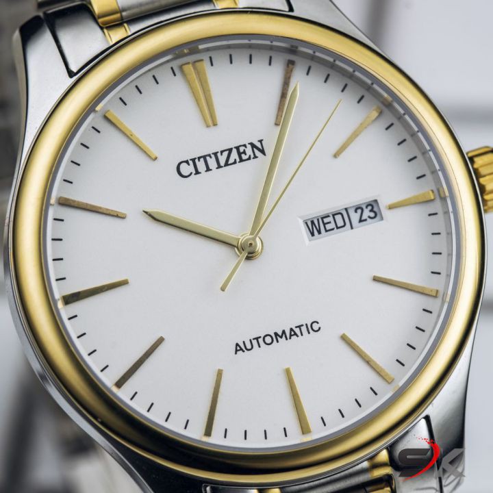 [Mã WTCHFEB giảm 20K ] [Sale] Đồng Hồ Cơ Nam Citizen Cao Cấp Lộ Máy Mặt Sau Dây Demi Automatic