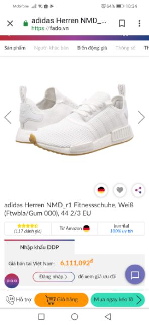 adidas Herren NMD_r1 Fitnessschuhe