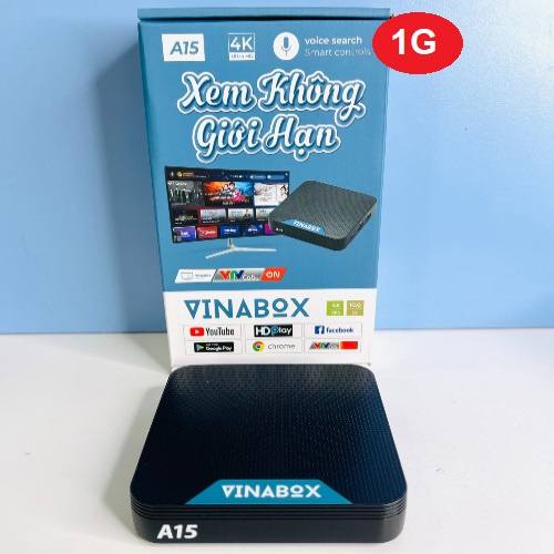 Android TV Box Vinabox A15, xem truyền hình bản quyền miễn phí, hệ điều hành Android TV