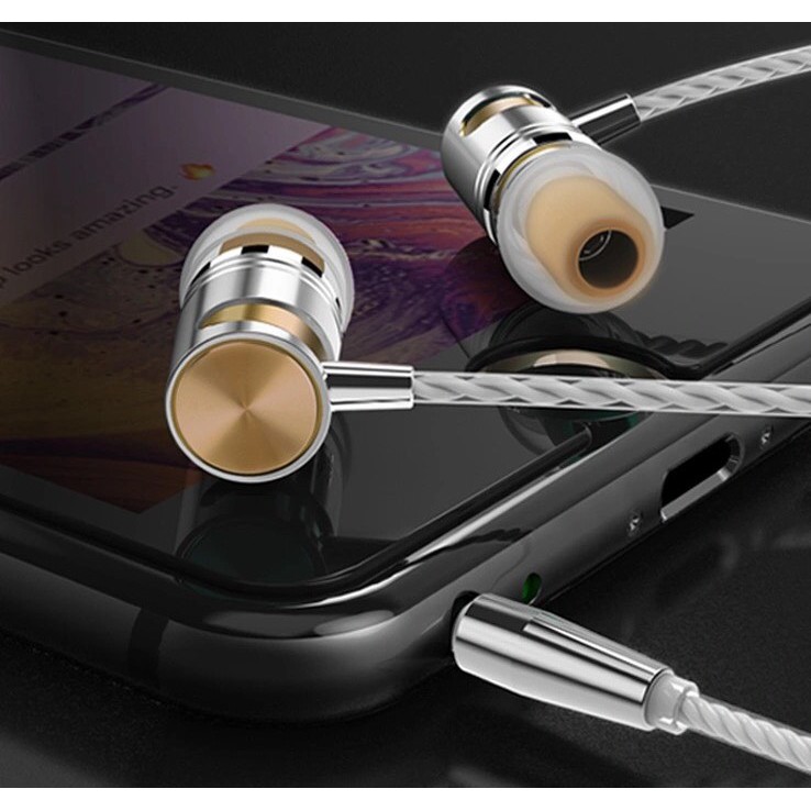 Tai nghe nhét tai Hifi 39D Bass 3.5mm thế hệ mới dùng cho điện thoại IPhone , Android , Ipad 2021
