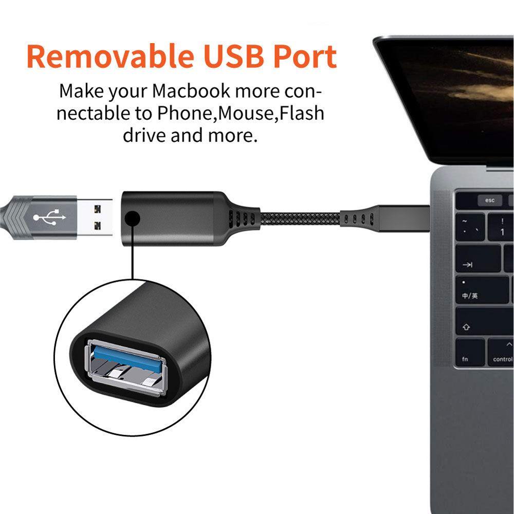 Dây Cáp OTG USB Type-C Truyền Dữ Liệu Bền Bỉ Sáng Tạo