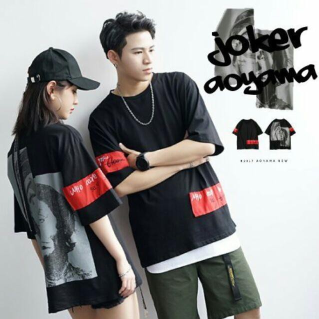 Áo thun ullzzang bigsize joker có size M-7XL <size 45-120kg>