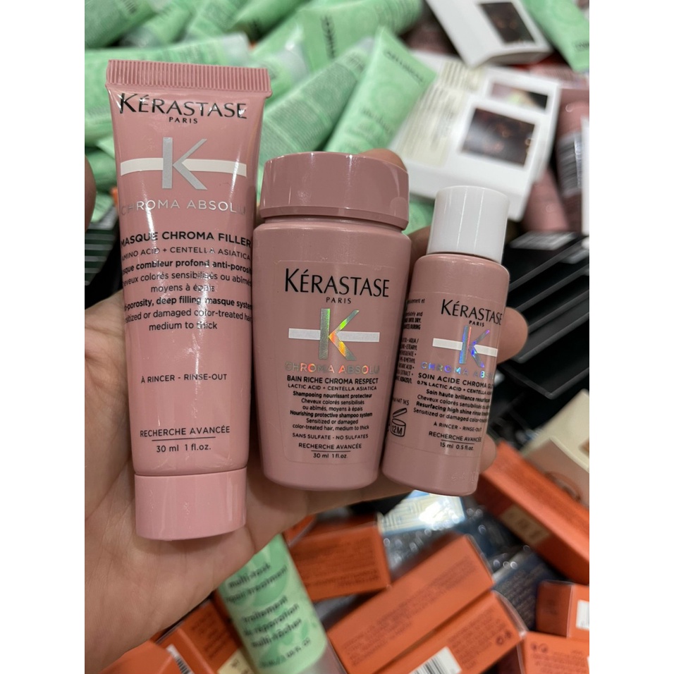 Set Kerastase mini - Bill USA - Set mini 3 món phục hồi tóc mini