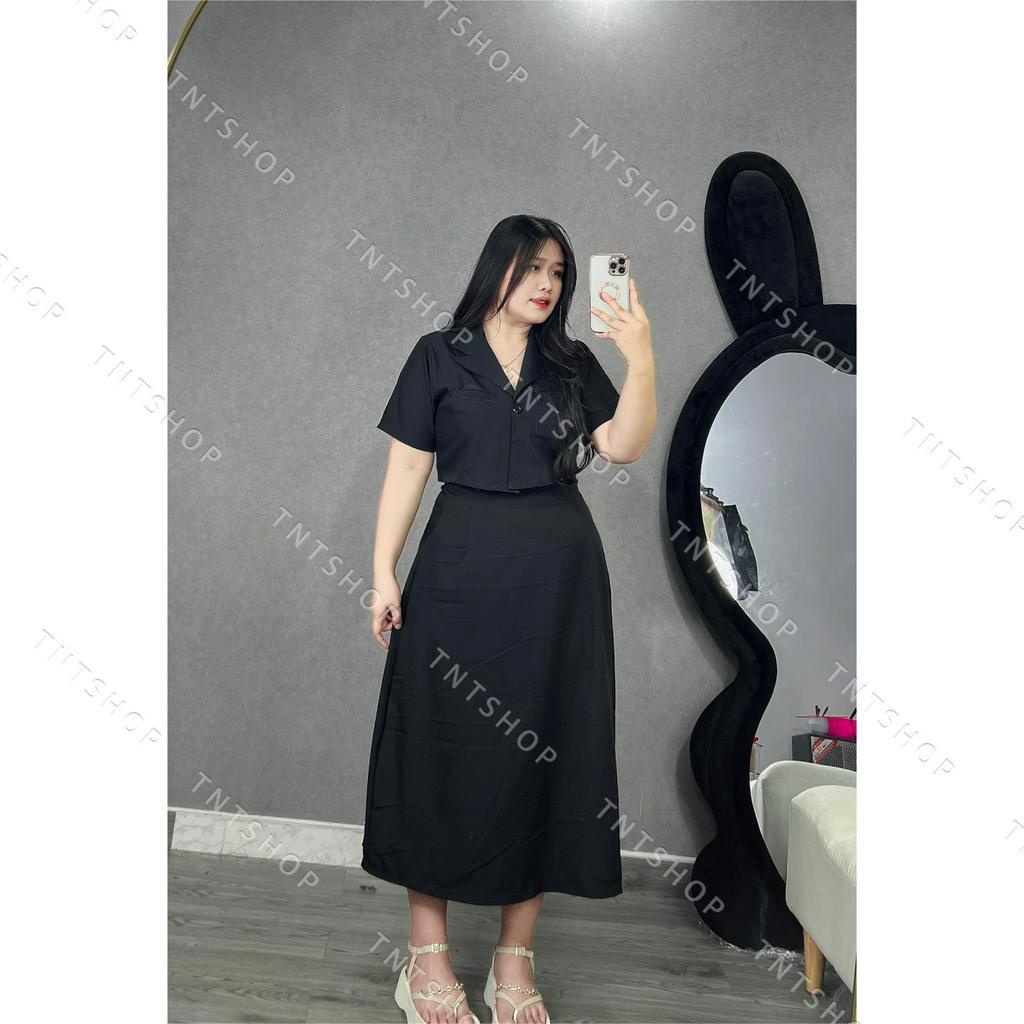 SET VEST 3 MÓN CHÂN VÁY DÀI [TNT SHOP BIGSIZE 60KG 90KG]