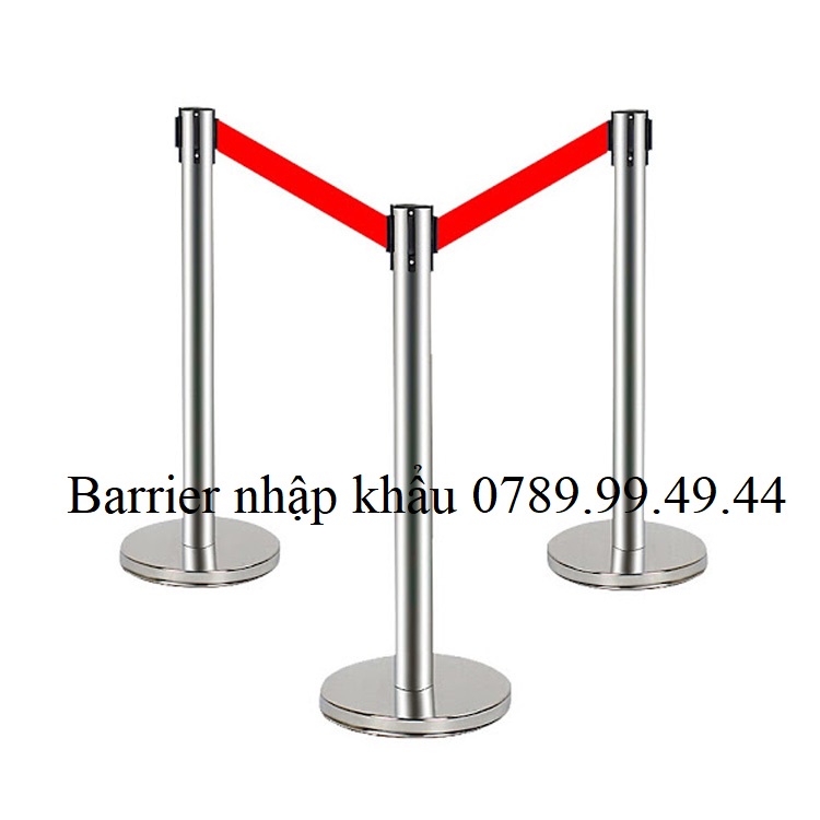 Cột Chắn Inox dây dài 2m