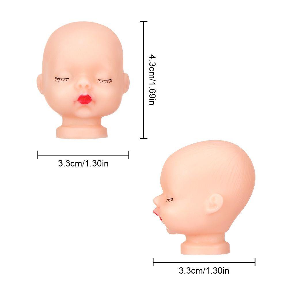 WONDER Set 10 Đầu Búp Bê Mini Hình Đôi Môi Đỏ Hồng