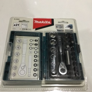 - bộ mũi vặn vít có cần siết 21pcs makita b-54081