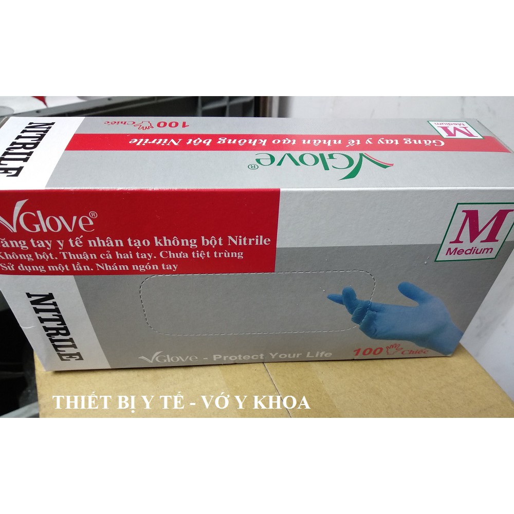 Găng tay không bột Nitril Vlgove