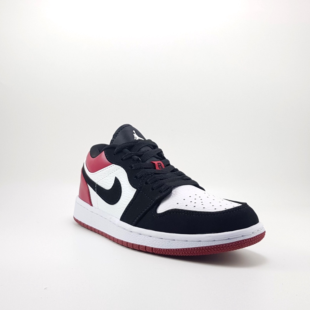 Giày Sneaker thấp cổ Jordan 1 Low Retro Black/Red