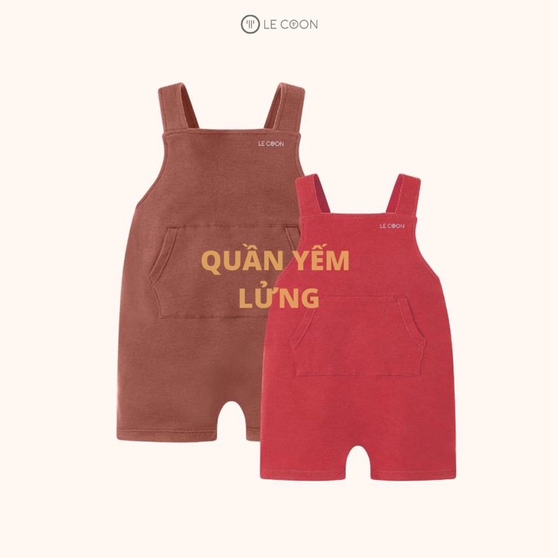 Le coon LC0551Quần yếm lửng cho bé Le coon