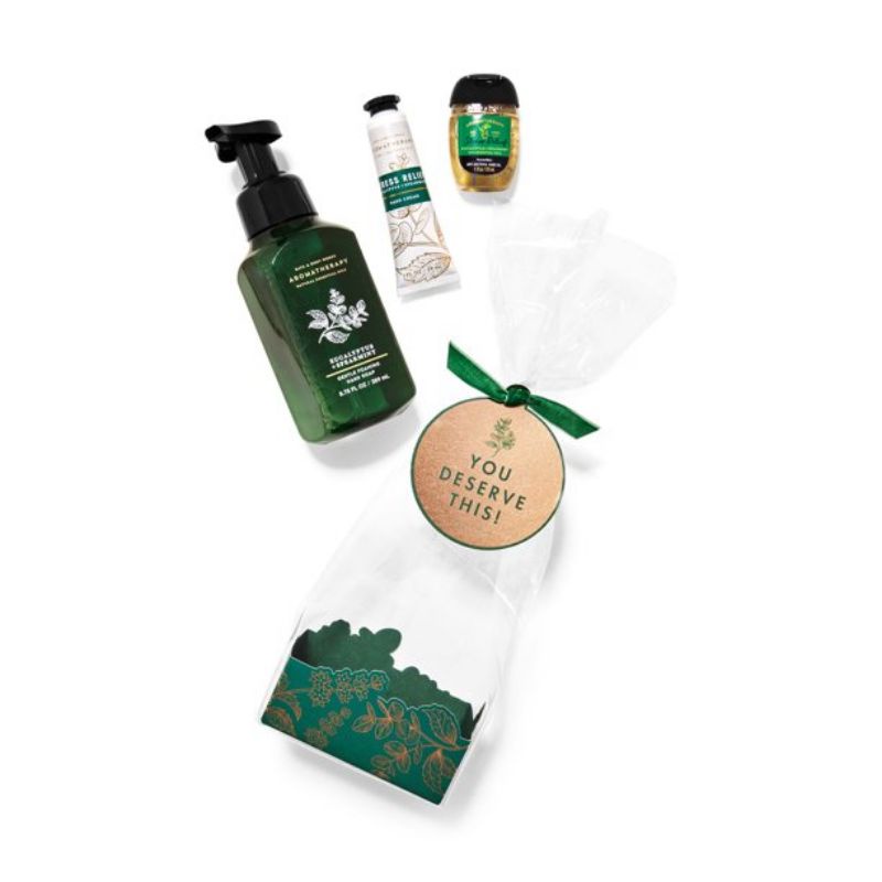 Set Nước Rửa Tay Bath & Body Work_ Mùi Stress Relief